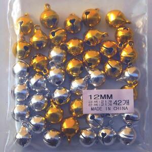 방울/(금,은색-12mm)(1봉-42개)(*0825)
